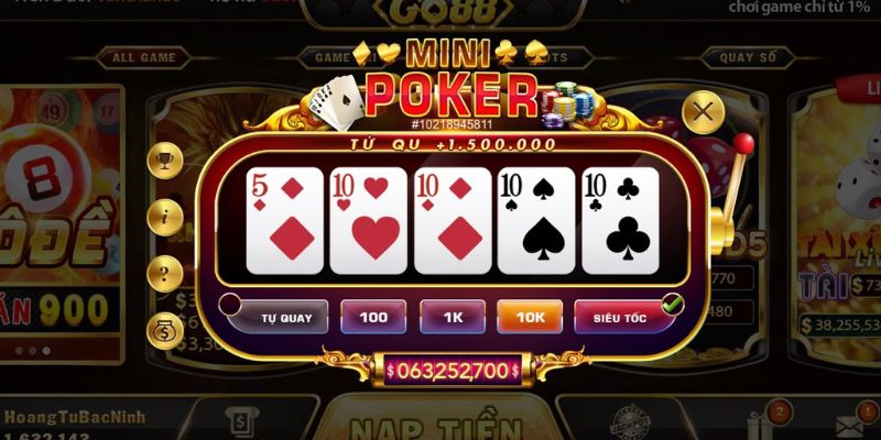 Lý do nên trải nghiệm chơi game tại Mini Poker KM88