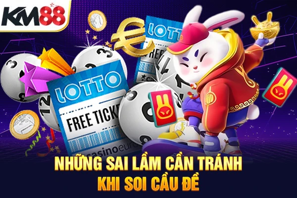 Những sai lầm cần tránh khi soi cầu đề